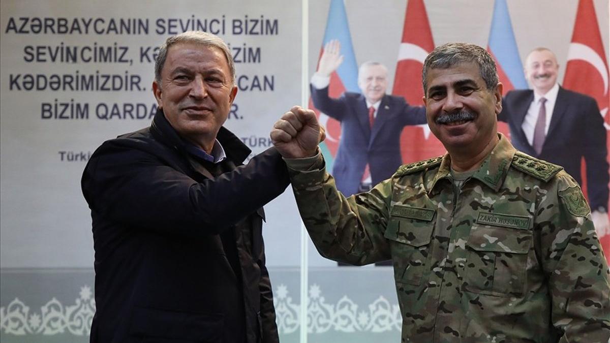 Akar ve komuta kademesinden sürpriz Azerbaycan ziyareti