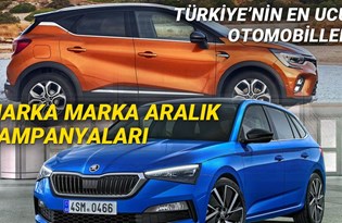 Türkiye'de 2020 yılında satılan en ucuz sıfır otomobiller