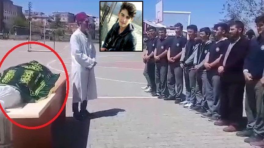 17 yaşındaki gencin cenaze provası gerçek oldu