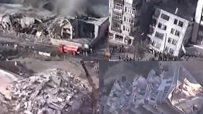17 Ağustos depreminin 21'inci yılında tüyler ürperten görüntüler