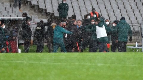 Süper Kupa Finali`nde ortalık karıştı