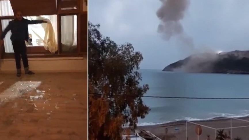 Akkuyu'da dinamit patlaması korkuttu, evler hasar gördü