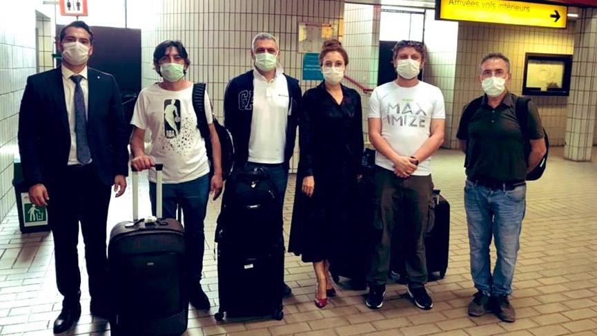 Korsan saldırısından kurtulan 3 denizci Türkiye'ye uğurlandı