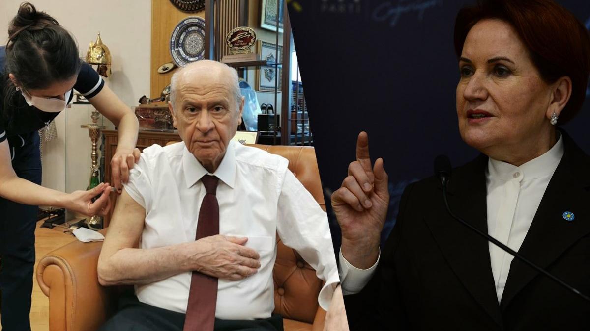Bahçeli ve Akşener corona aşısı oldu