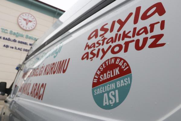 Çin'den Türkiye'ye getirilen koronavirüs aşıları, özel soğutma sistemine sahip araçlarla illere dağıtılacak