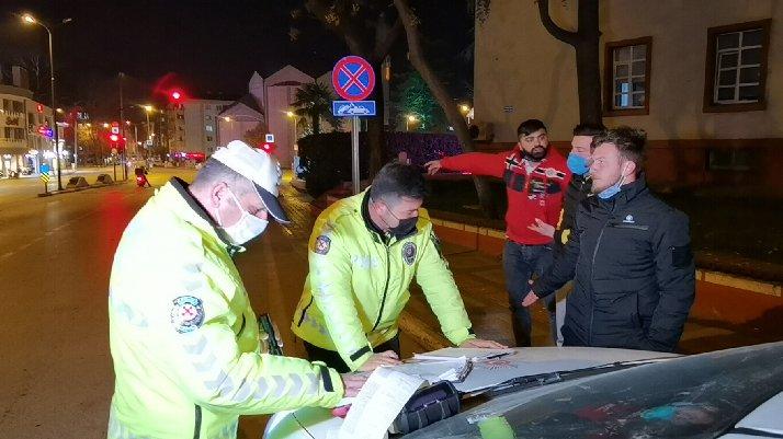 Ceza yazıldı, 'Burada gözünüzün önünde drift atacağım' dedi