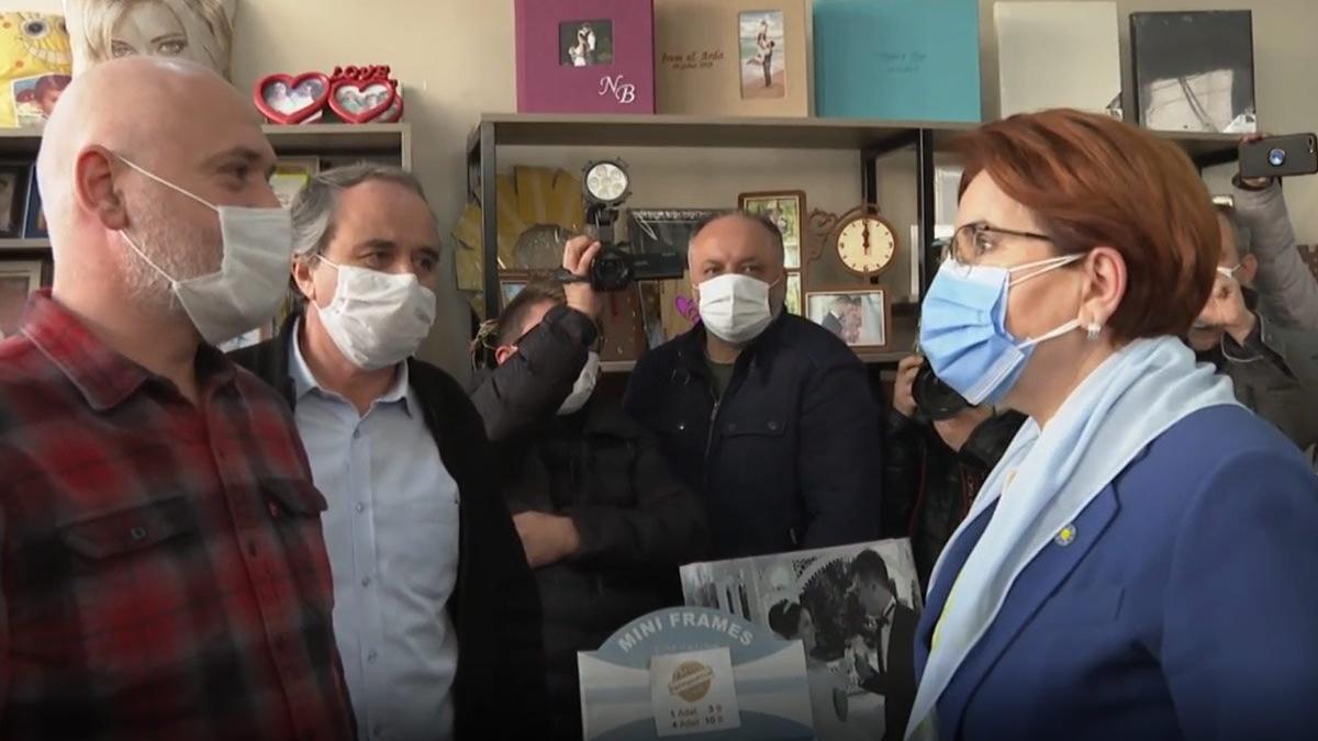 Akşener'den esnafa: Keyif çayı içiyor musunuz?