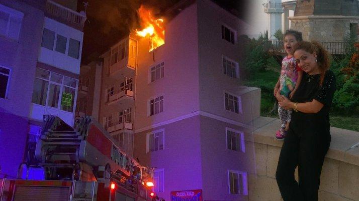Konya'da yangın faciası: Anne-kız yaşamını yitirdi