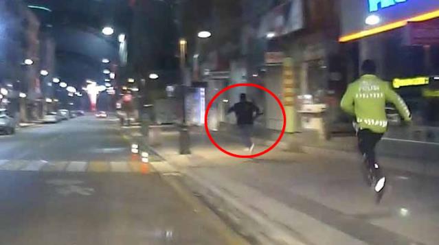 Film sahnelerini aratmayan kovalamaca! Elinde tüfekle polisten böyle kaçtı