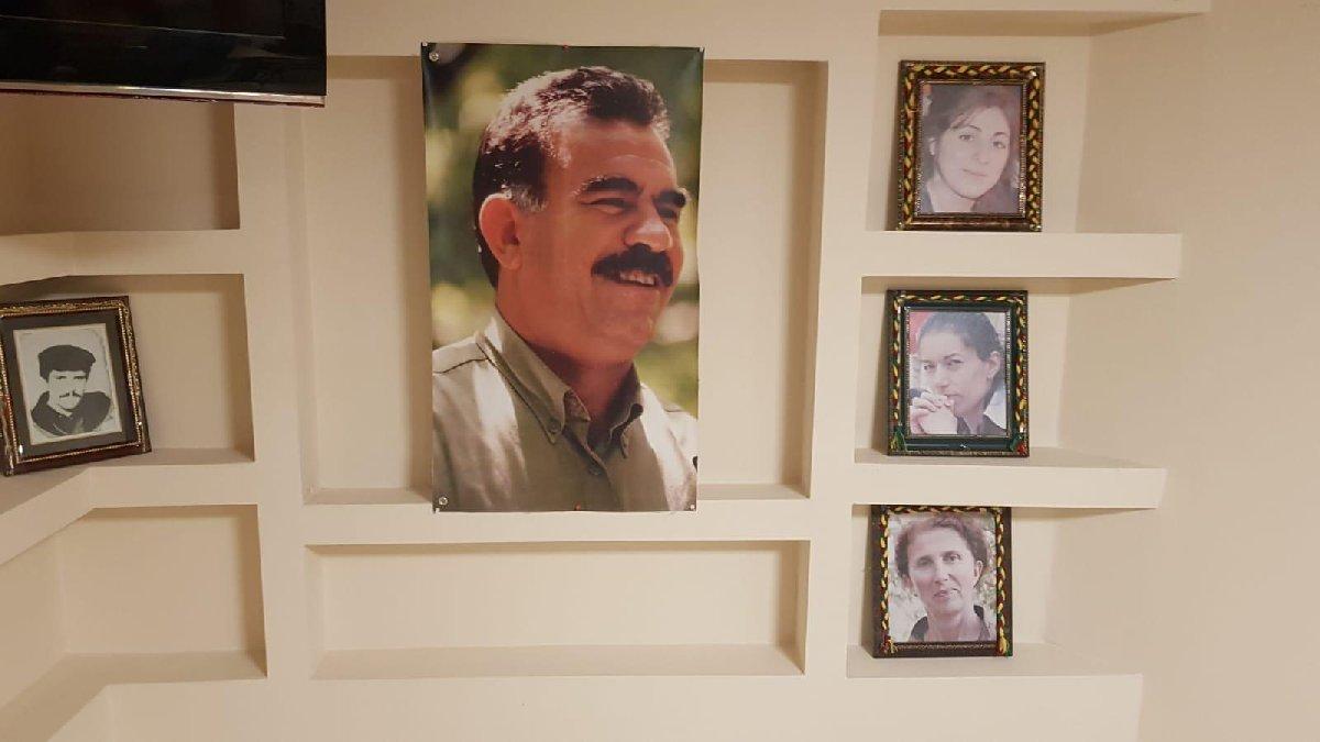 HDP ilçe başkanlığından PKK'ya ait 10 binlerce fotoğraf çıktı