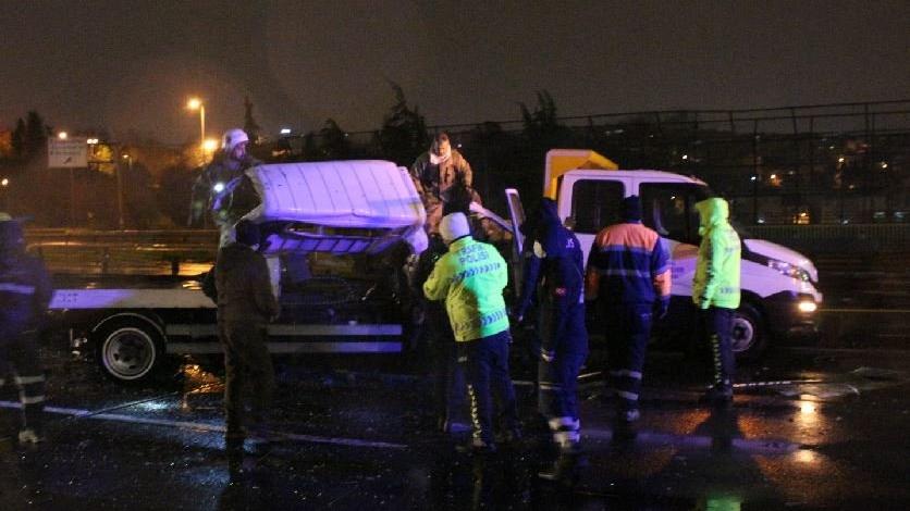 Haliç Köprüsü'nde feci kaza: 2 ölü