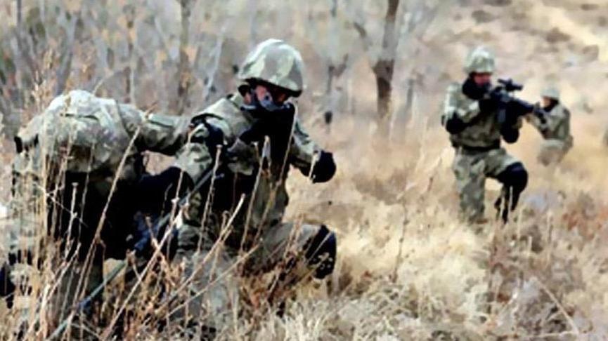 Havanlı taciz ateşinde bulunan teröristler etkisiz hale getirildi