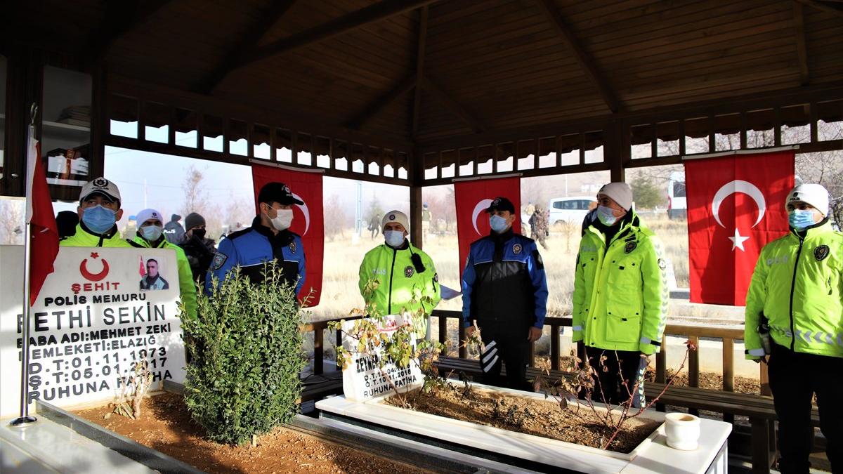 Şehit polis Fethi Sekin kabri başında anıldı