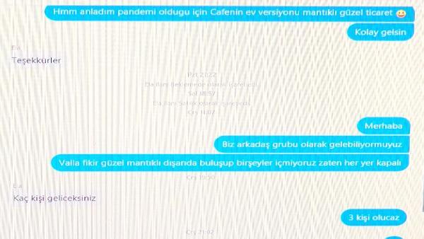 KORONA TEDBİRİNİ EV KAFELERLE FIRSATA ÇEVİRDİLER