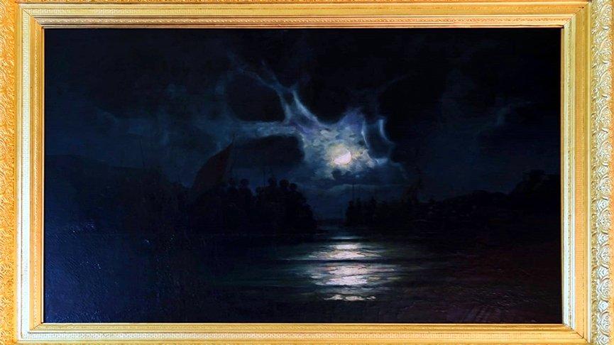 Restorasyonda tuvalin altından farklı bir resim daha çıktı