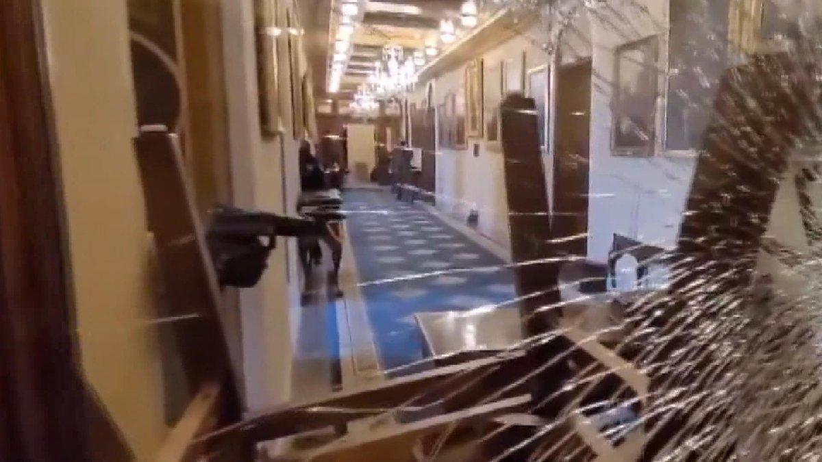 ABD kongresinde vurulan kadının vurulma anı ortaya çıktı