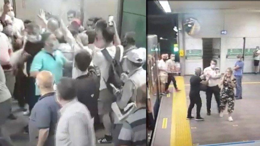 Kadın makinist linçten son anda kurtuldu!