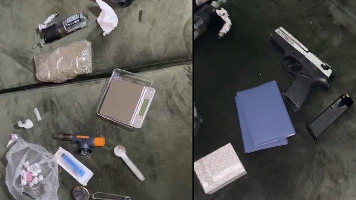 Kavga ihbarına gidilen evden uyuşturucu fışkırdı