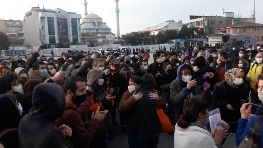 Boğaziçi protestosunda gözaltına alınan 21 öğrenci serbest bırakıldı