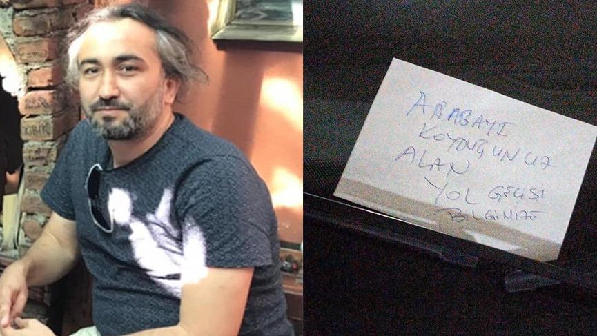 Hatalı park eden savcının aracına not bırakınca gözaltına alındı