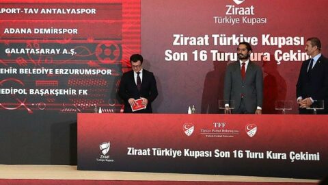 Ziraat Türkiye Kupası`nda çeyrek final ve yarı final eşleşmeleri belli oldu