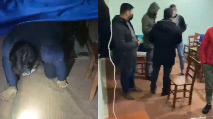 Kumar baskınında kaçacak yer aradılar