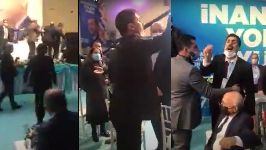 AKP ilçe kongresinde yumruklu kavga