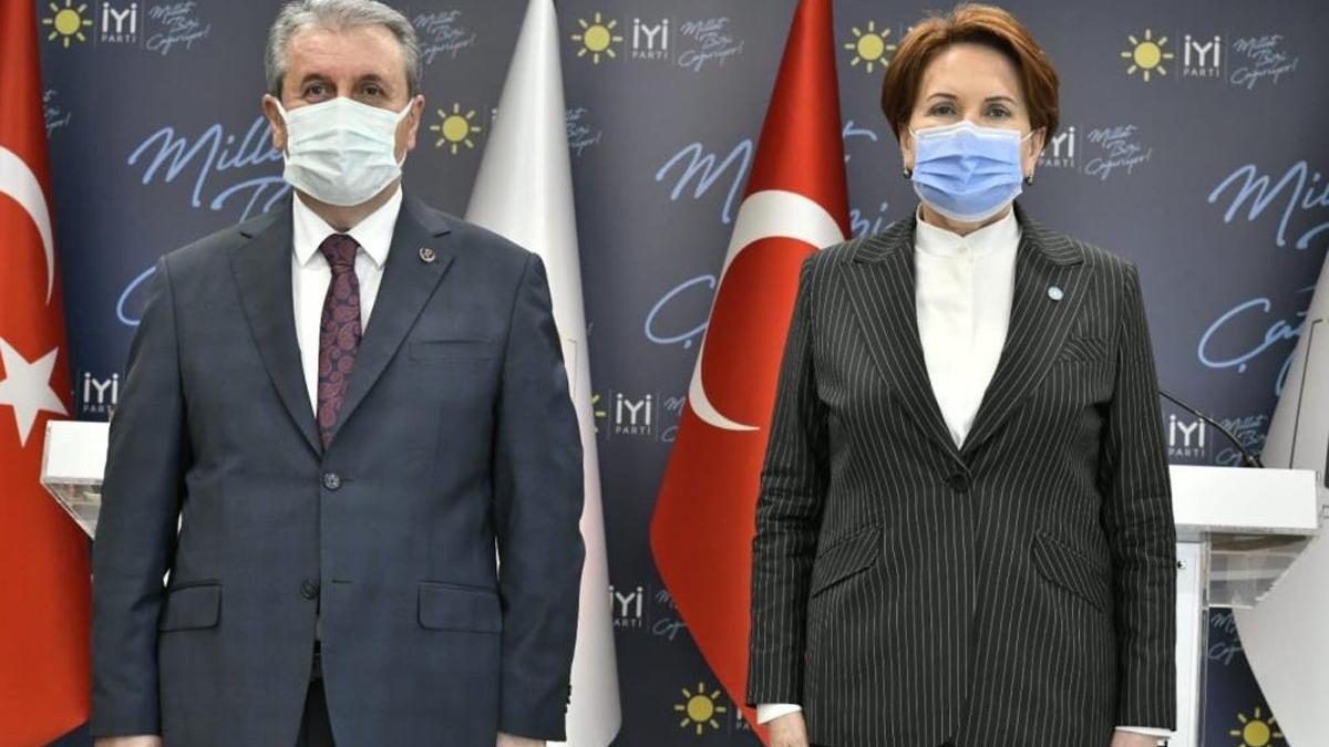 Destici'den Akşener'e 'yeni anayasa' ziyareti