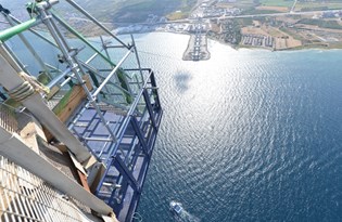 318 metreden Çanakkale Köprüsü