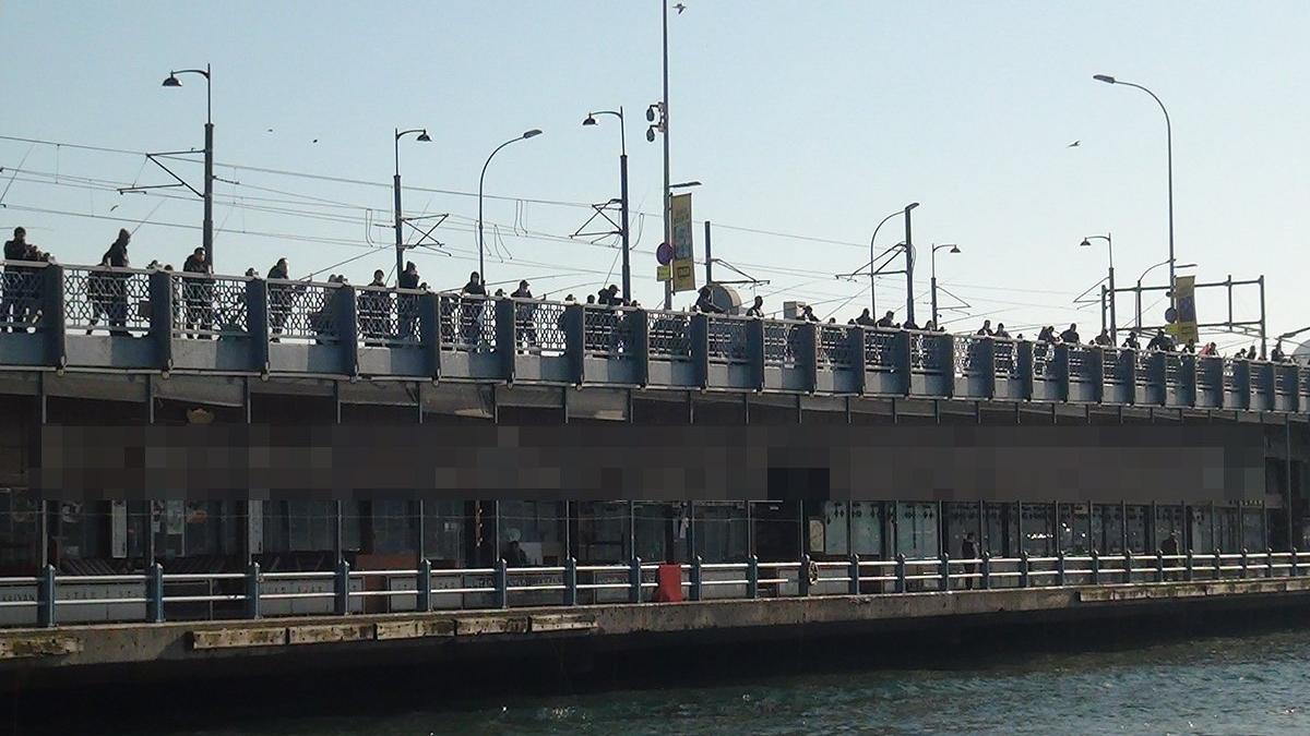Karaköy'de vatandaşları şoke eden görüntü