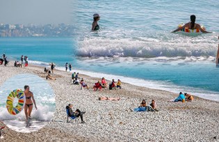 Kış ortasında yaz manzaraları