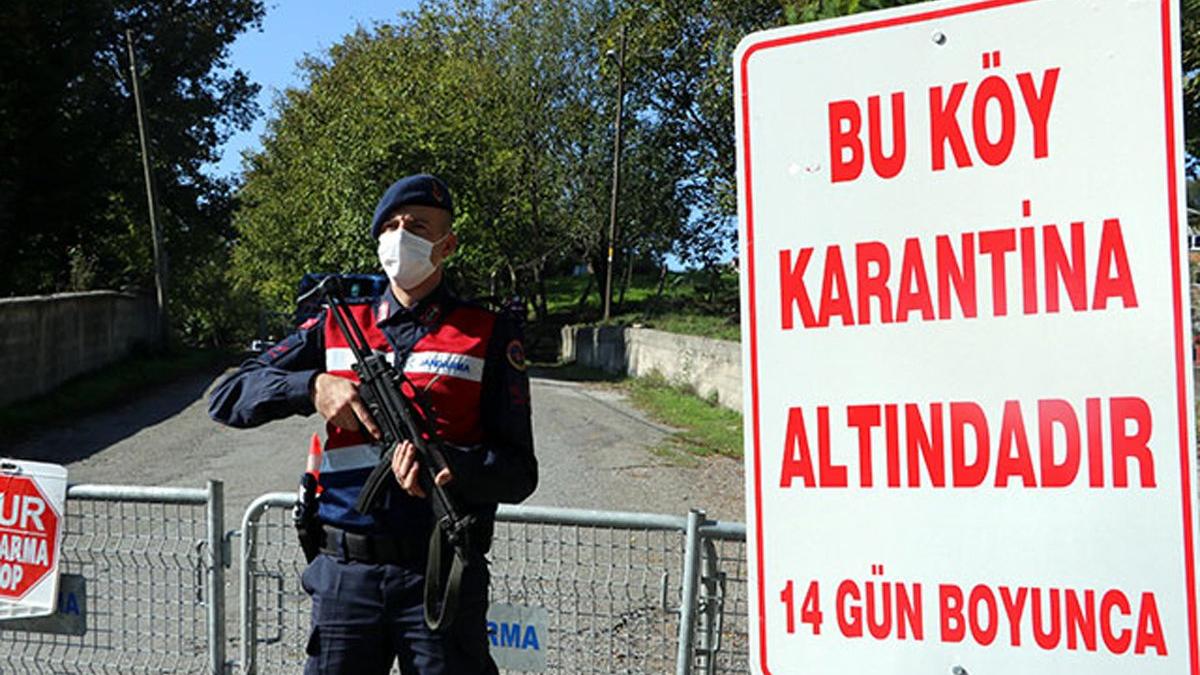 Kentte art arda karantina kararı