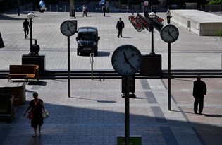 Finansın merkezi Londra'da ofisler küçülüyor