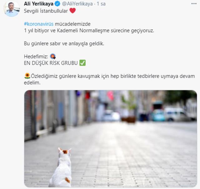 İstanbul Valisi Yerlikaya'dan normalleşme açıklaması: Hedefimiz, en düşük risk grubu