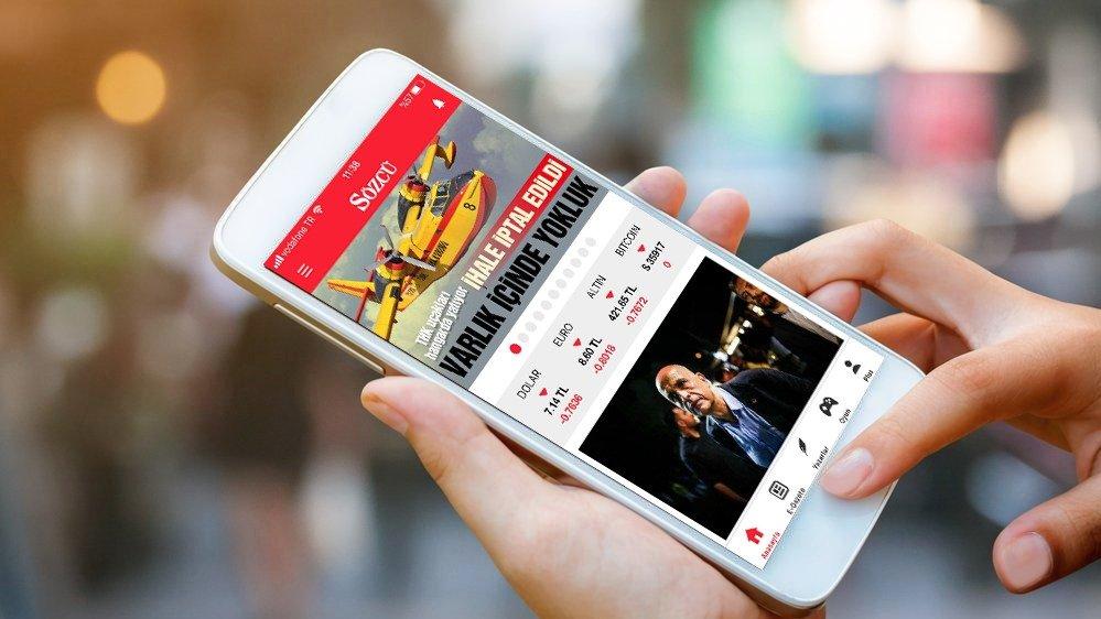 Türkiye'nin en çok tercih edilen mobil haber uygulaması: SÖZCÜ