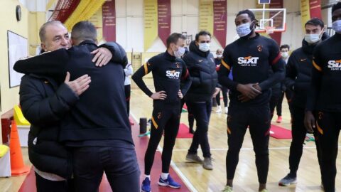 Omar Elabdellaoui`den arkadaşlarına ziyaret! Fatih Terim`in duygusal anları...