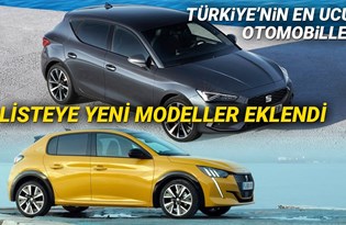 Türkiye'de 2021 yılında satılan en ucuz sıfır otomobiller