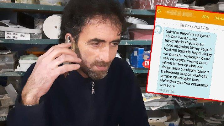 'Altın bulduk' mesajıyla dolandırıyorlar