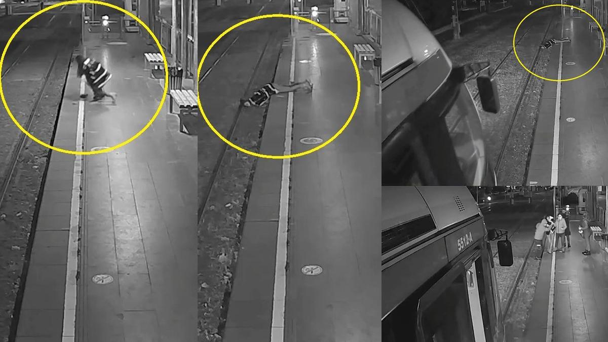 Samsun'da yürekleri ağza getiren görüntü