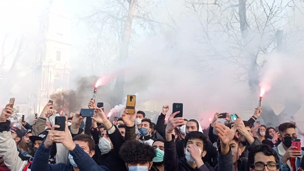 Beşiktaş'a statta coşkulu karşılama