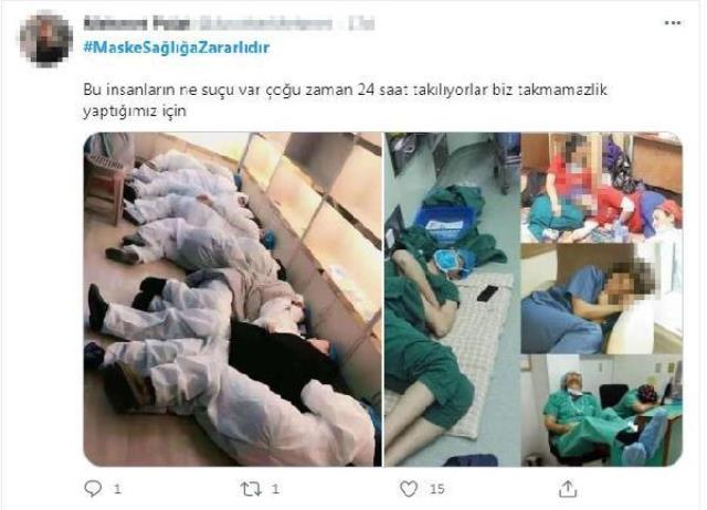 Sosyal medyada başlayan 'Maske sağlığa zararlıdır' propagandası büyük tepki çekti