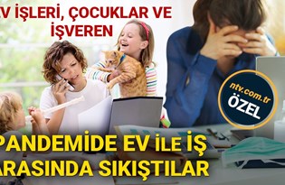 Pandemide ev ile iş arasında sıkışan kadınlar