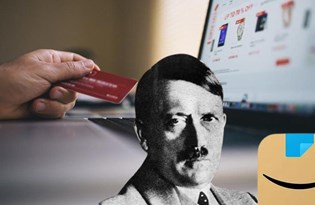 Amazon logosunu değiştirdi (Adolf Hitler'e benzetildi!)