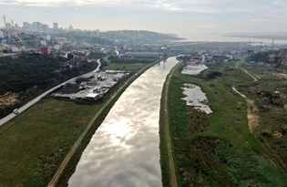 Kanal İstanbul güzergahı havadan görüntülendi