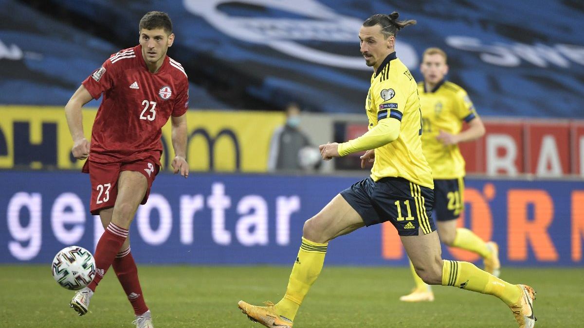 Zlatan Ibrahimovic geri döndü... İsveç Gürcistan'ı geçti