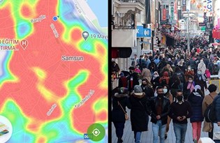 Samsun'da risk haritası iki ay sonra yeniden kırmızı