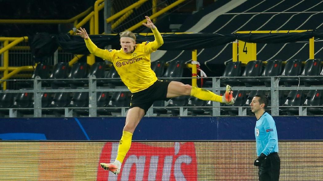 Şampiyonlar Ligi'nin tozunu attıran adam Erling Haaland! Rekor üstüne rekor...