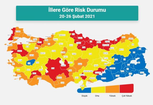 İstanbul'un da dahil olduğu 58 kente cumartesi günü sokağa çıkma kısıtlaması getirildi
