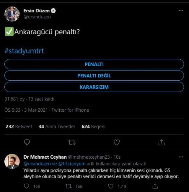 Koronavirüsle ilgili açıklamalarıyla tanıdığımız Prof. Dr. Mehmet Ceyhan bu kez futbol konuştu