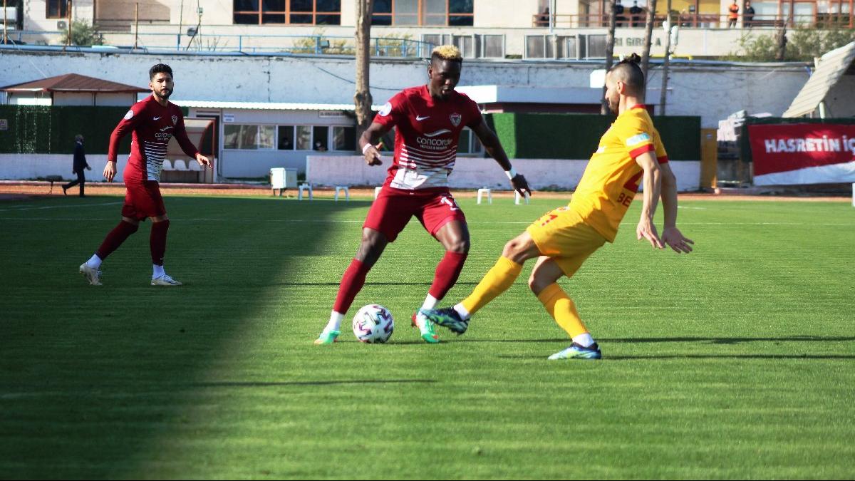 Hatayspor Kayserispor maçında dört gol, bir kırmızı kart